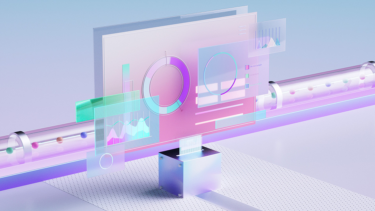 运动图形小球动画 | Microsoft_微软风 | C4D动态短片