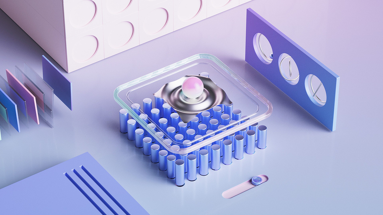 运动图形小球动画 | Microsoft_微软风 | C4D动态短片