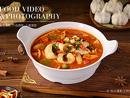 中餐菜品拍攝|美食攝影|酸菜魚菜品圖