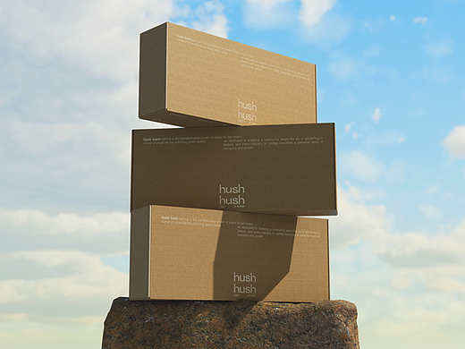 hush-hush绿植品牌｜VISUAL IDENTITY
