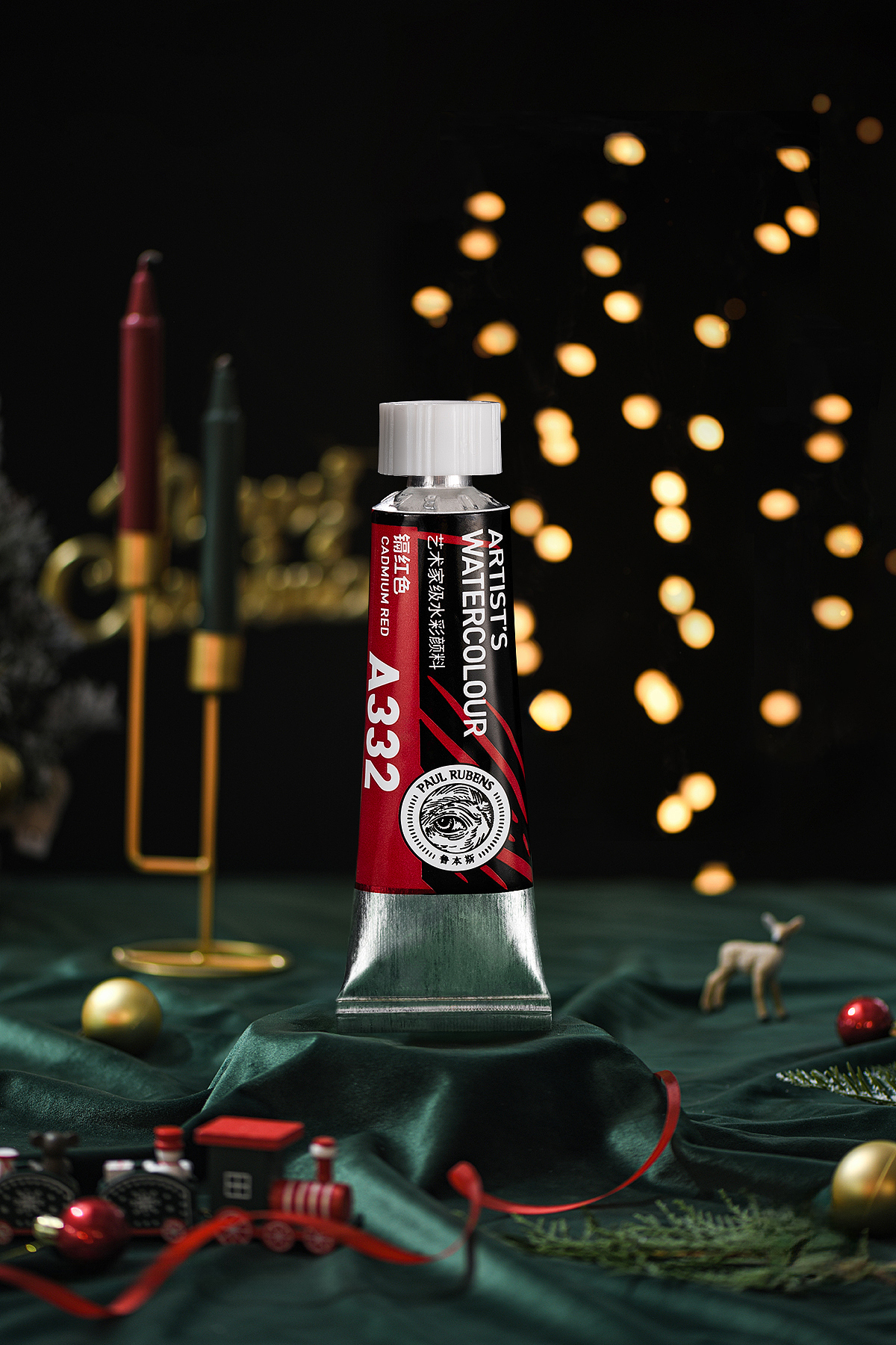 圣诞礼盒图片场景合成