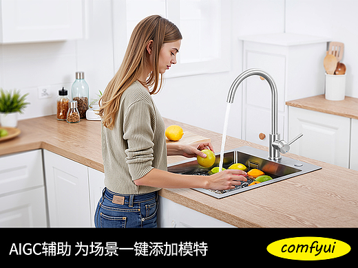 AIGC辅助，为场景一键添加模特