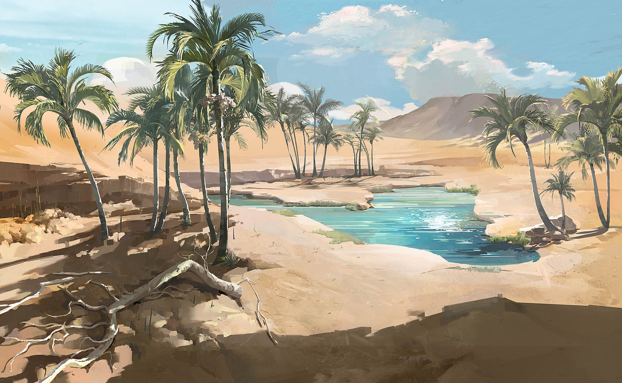 2022年 游戏公司 个人二次元场景原画工作图合集（图ZMzgyNDczODQw） - 游戏原画 - 站酷设计师牛悦悦原创素材 - 站酷ZCOOL