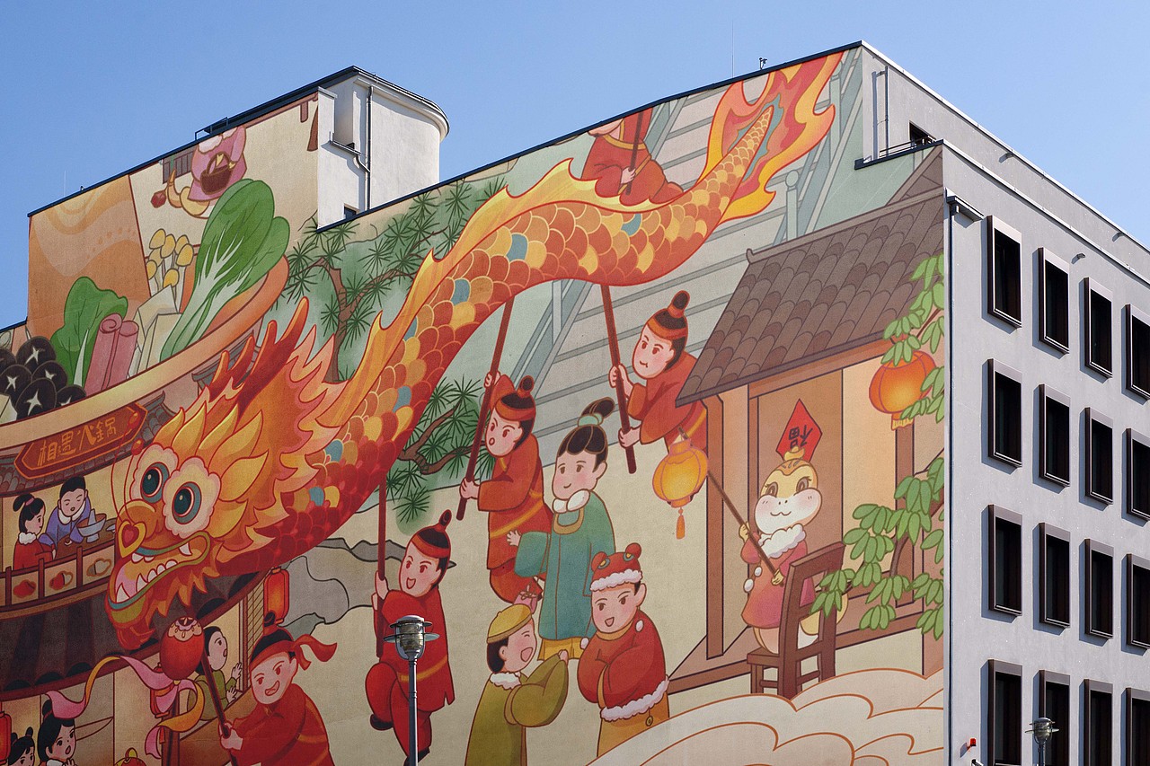 蛇年长卷贺新春——重绘《姑苏繁华图》（图ZMzgyNDc5NDE2） - 商业插画 - 站酷设计师原野星原创素材 - 站酷ZCOOL