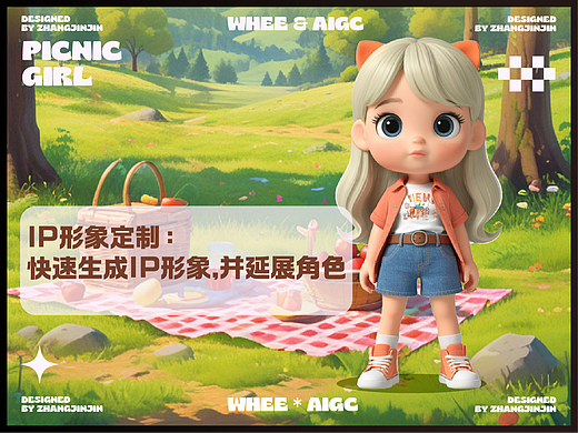 WHEE | IP形象定制:快速生成IP形象,并延展角色