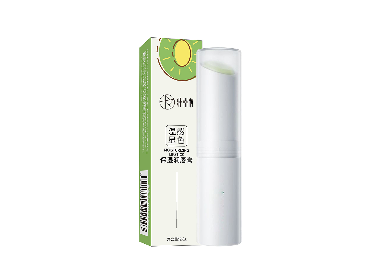 汀州府温感显色保湿润唇膏外包装设计