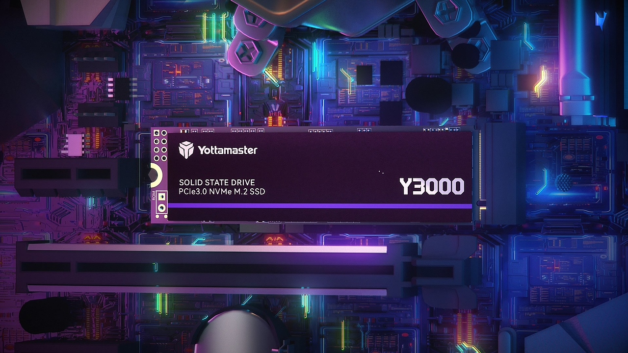 Yottamaster-Y3000 SSD 产品动态视觉英文版