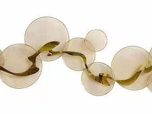 平行艺术｜不锈钢艺术：墙饰实拍