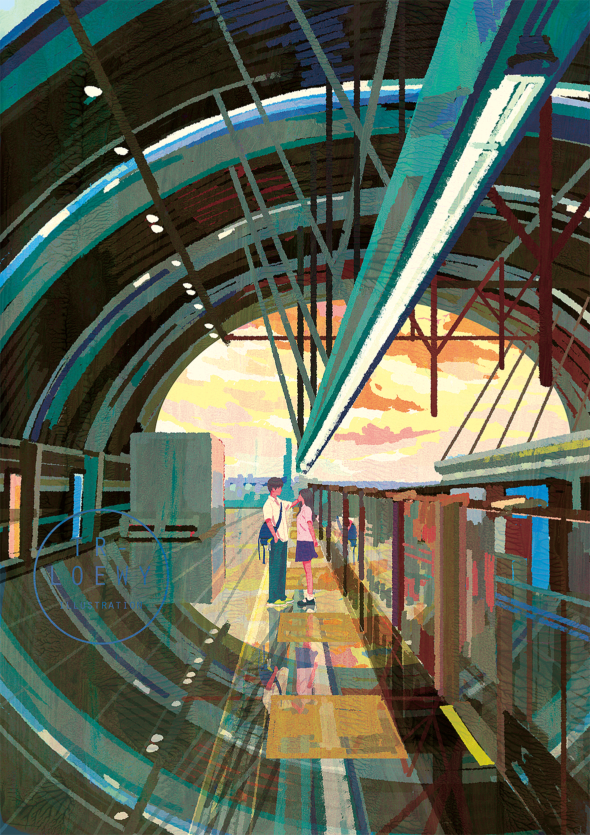 一次车站的离别