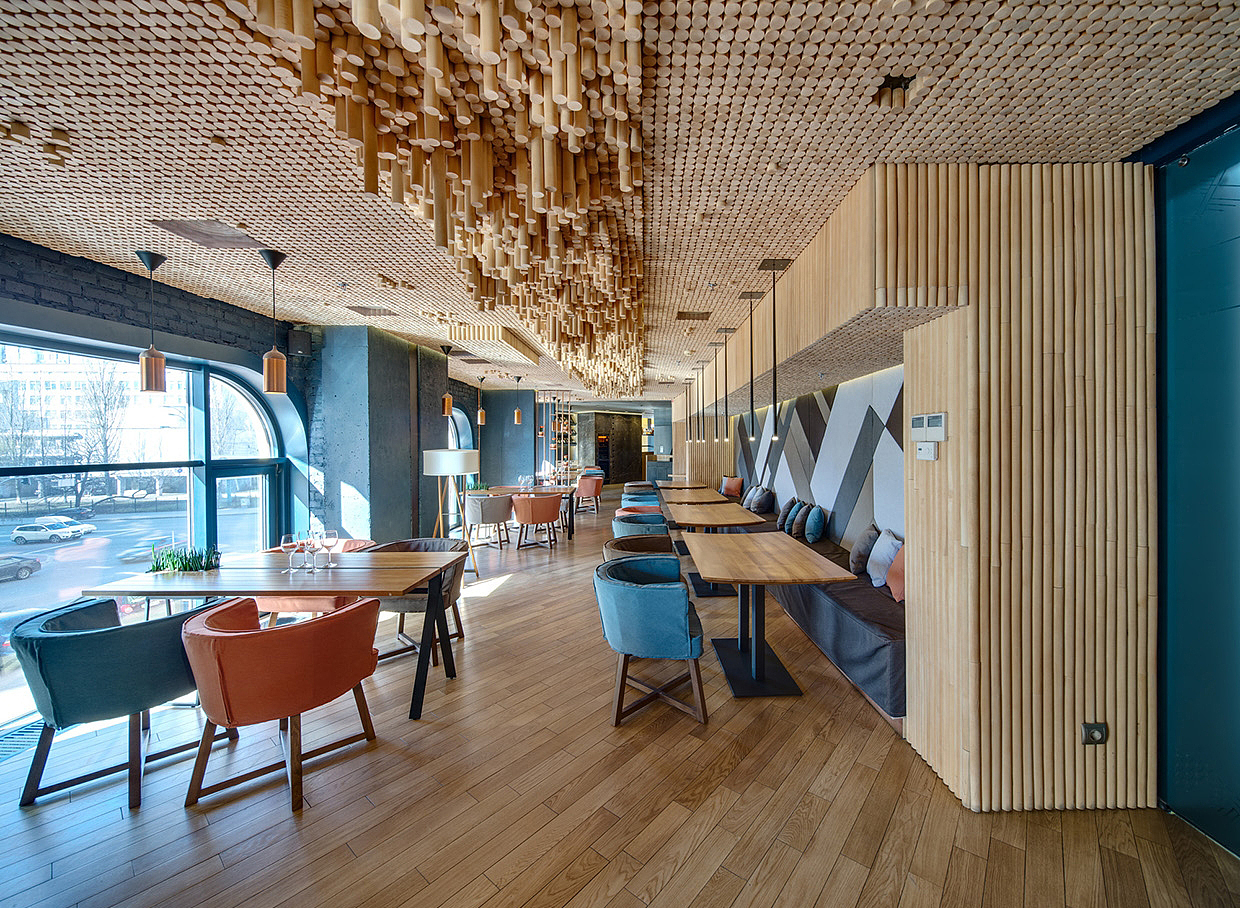 餐饮店铺丨现代工业风餐厅装修设计案例赏析