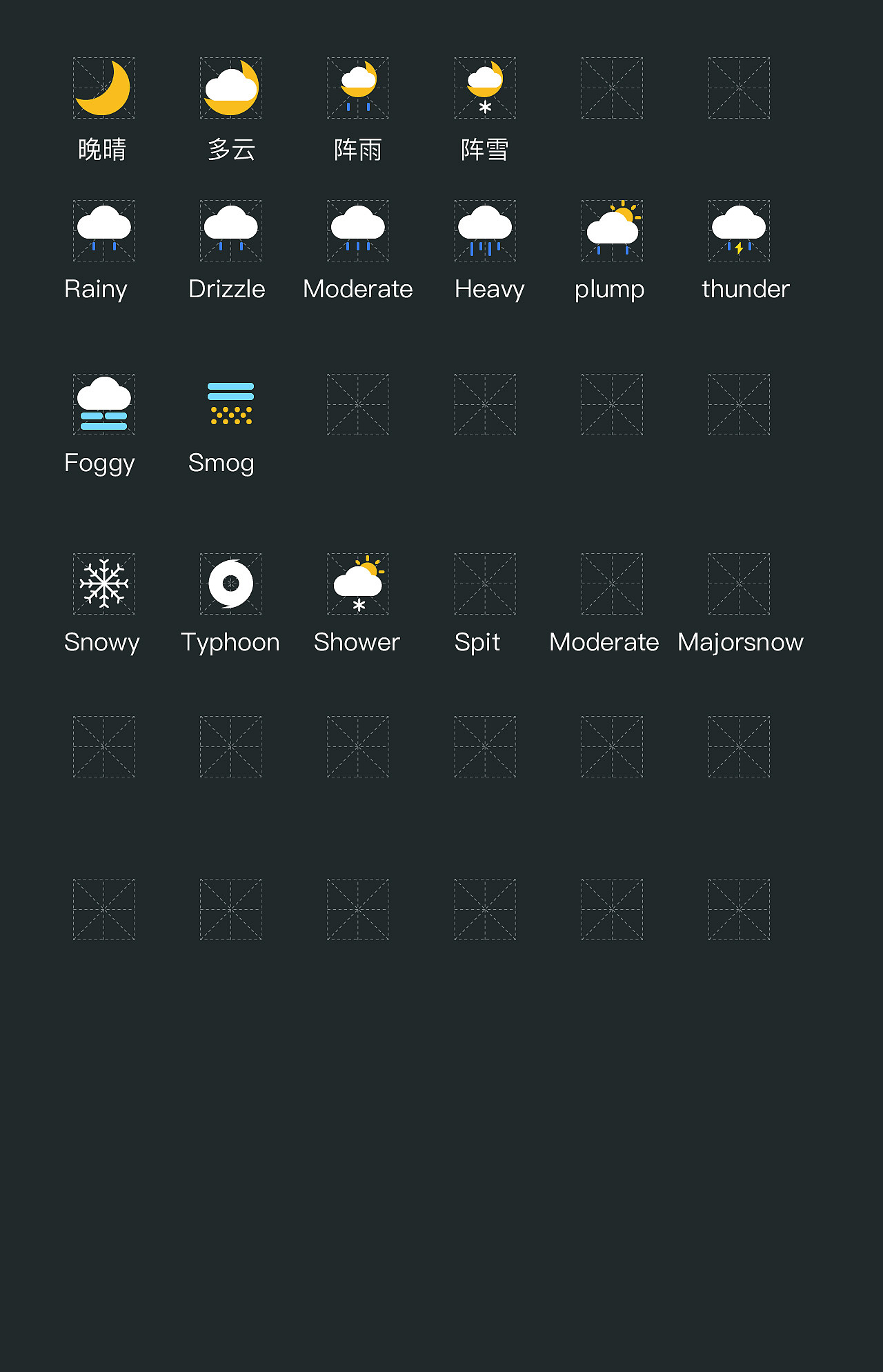 天气图标 | Icon For Weather