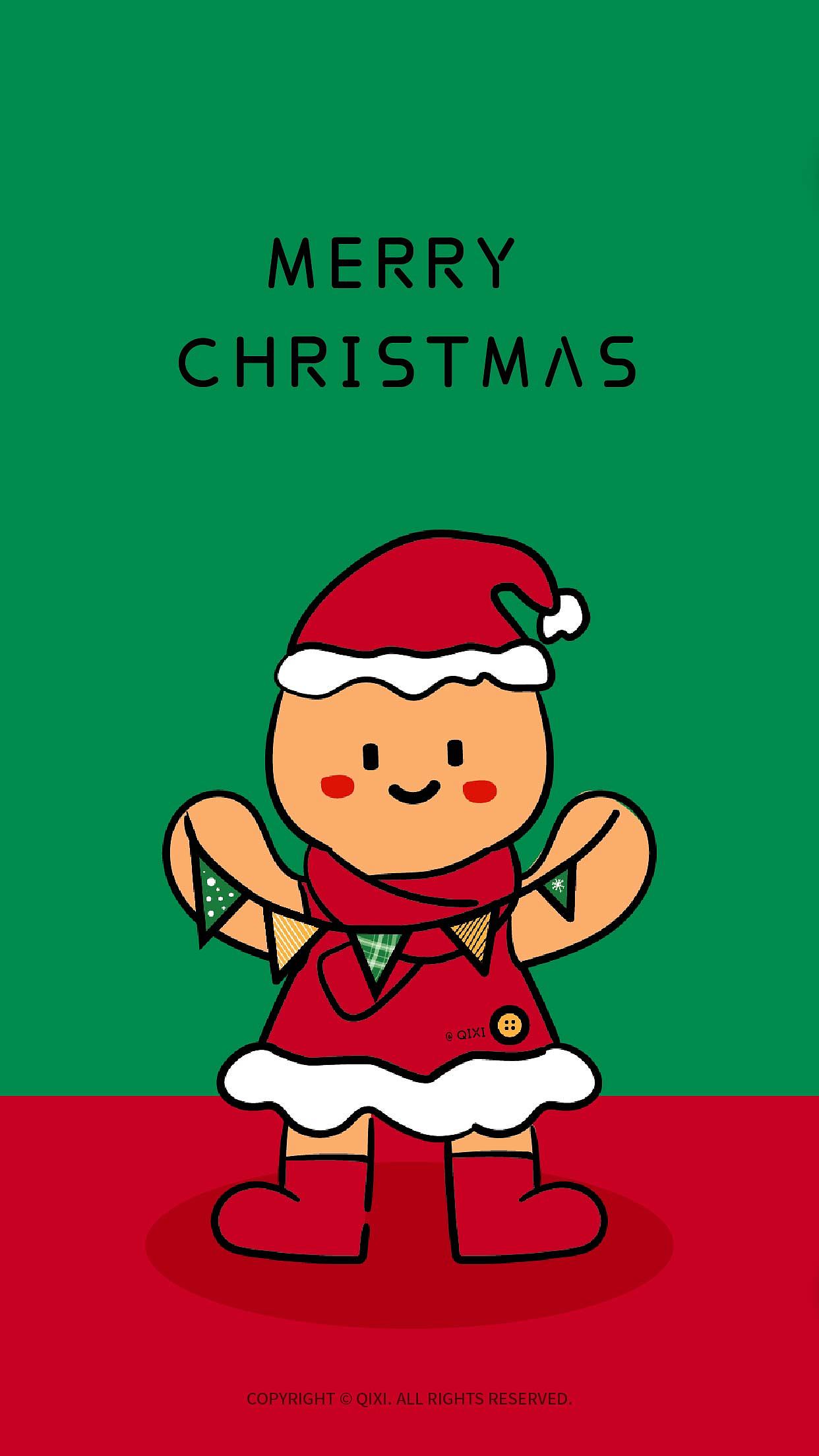 《圣誕狂想曲》手繪涂鴉插畫風(fēng)格可愛卡通靜態(tài)貼紙（圖ZMzgyNDk4MjMy） - 商業(yè)插畫 - 站酷設(shè)計師奇兮原創(chuàng)素材 - 站酷ZCOOL