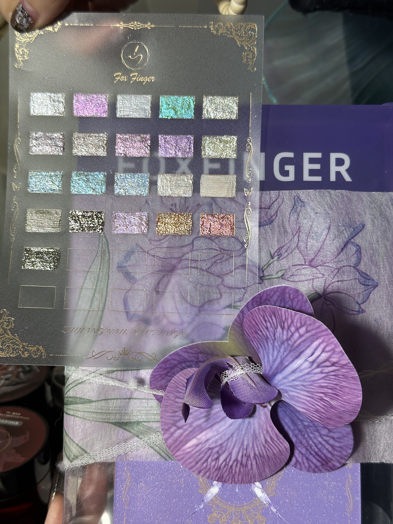 仙气美甲甲油胶包装设计 品牌设计 vi设计 电商设计