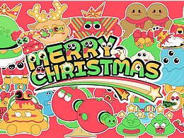 潮玩圣誕季-節(jié)日主題貼紙