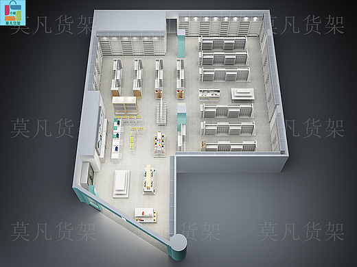 莫凡货架原始厂家-时尚精品饰品店货架持续上新