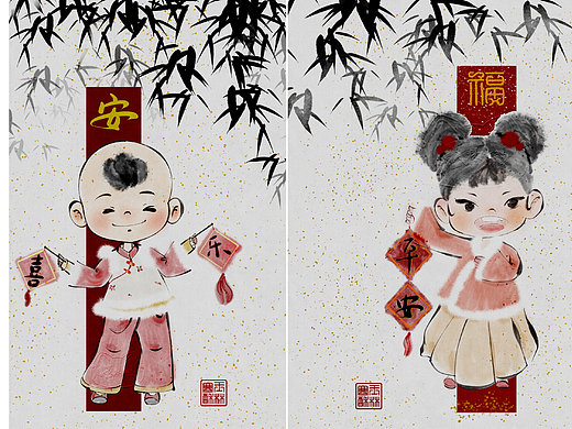 红是冬日里温暖的颜色