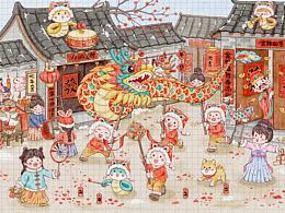 2025 百子迎蛇年 舞龙表演