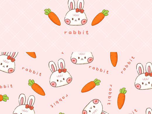 十二生肖卡通图——兔🐰