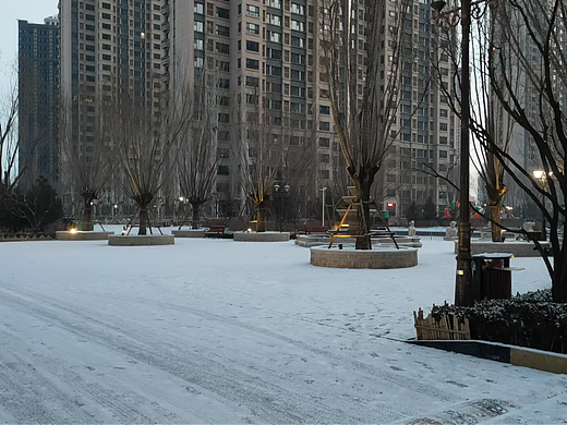 🌨️❄️【雪后静谧，城市冬日童话】❄️🌨️