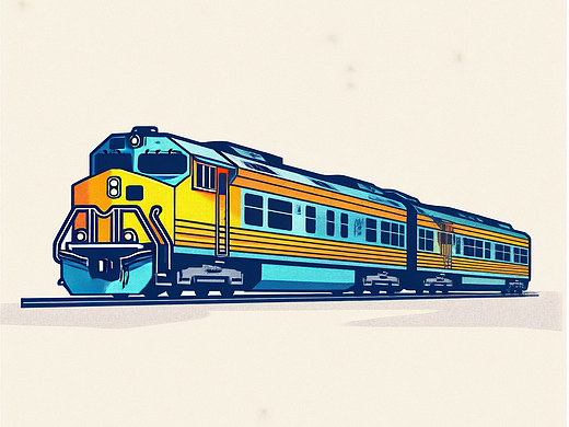 有年代感的火车