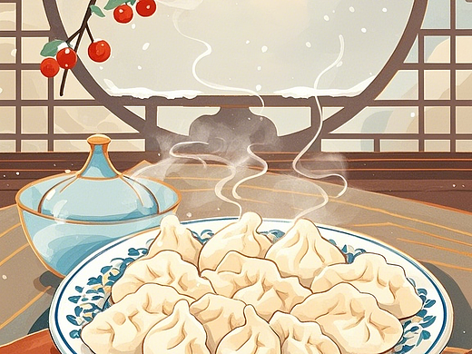 冬至美食饺子
