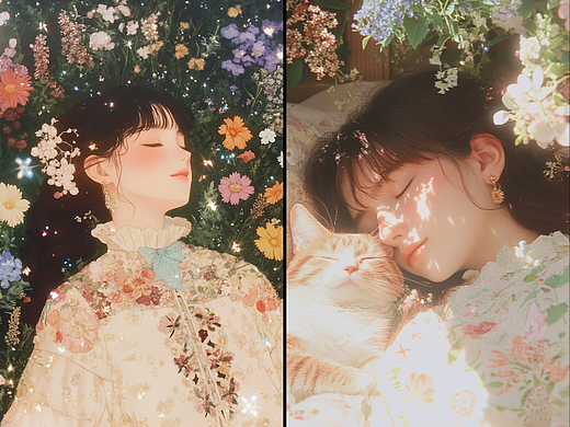 女孩田园风摄影