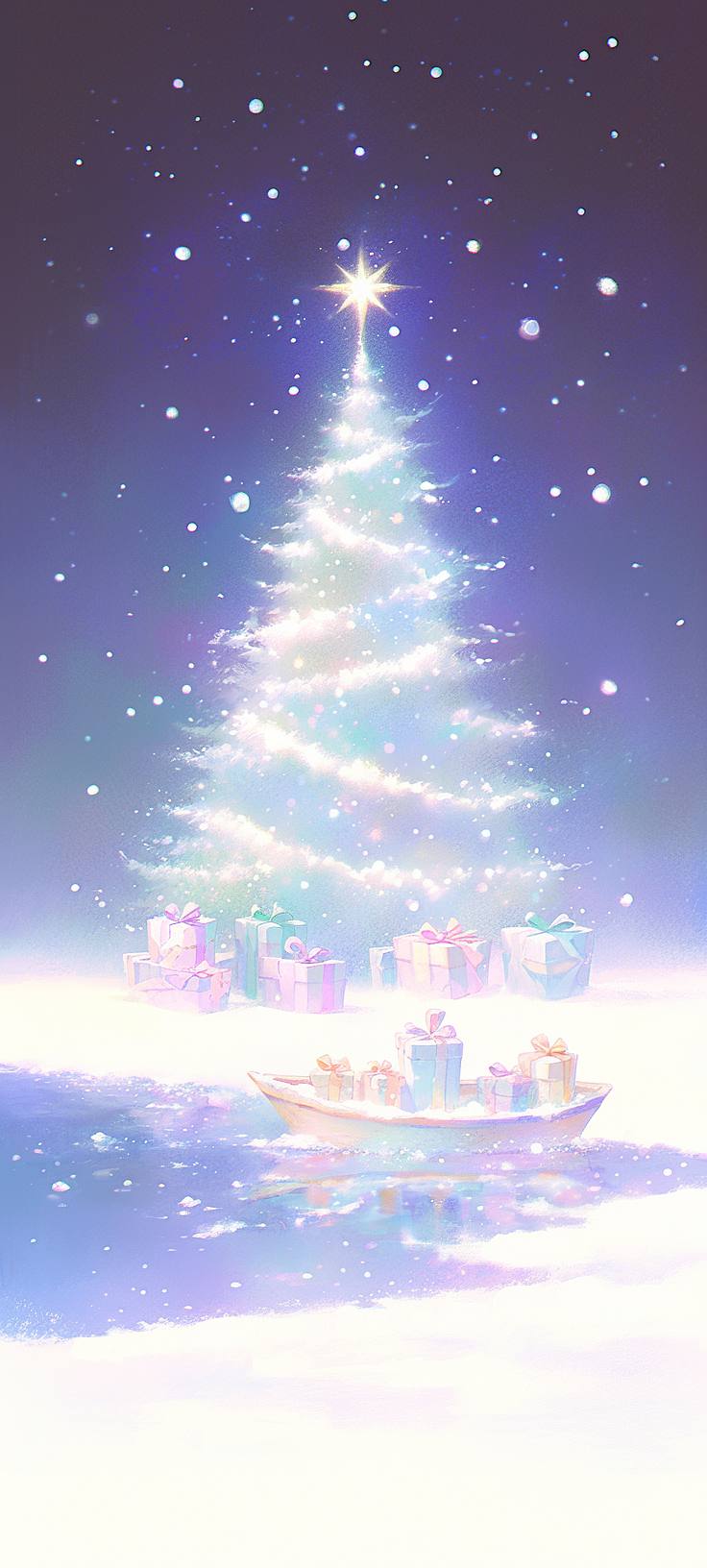 白色圣诞树背景（图ZMzgyNTc2MzEy） - 商业插画 - 站酷设计师kankanbei原创素材 - 站酷ZCOOL