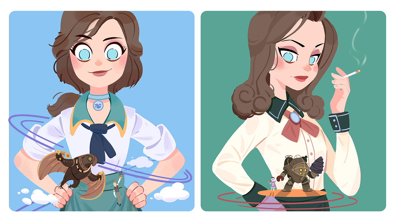 今年画的一些图