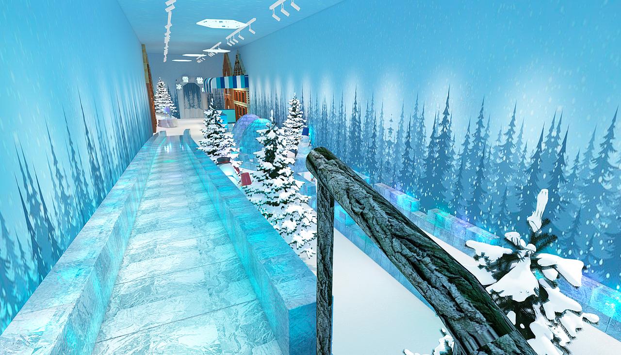 儿童冰雪游乐场（图ZMzgyNTk3MDky） - 建筑/空间 - 站酷设计师有序生长原创素材 - 站酷ZCOOL