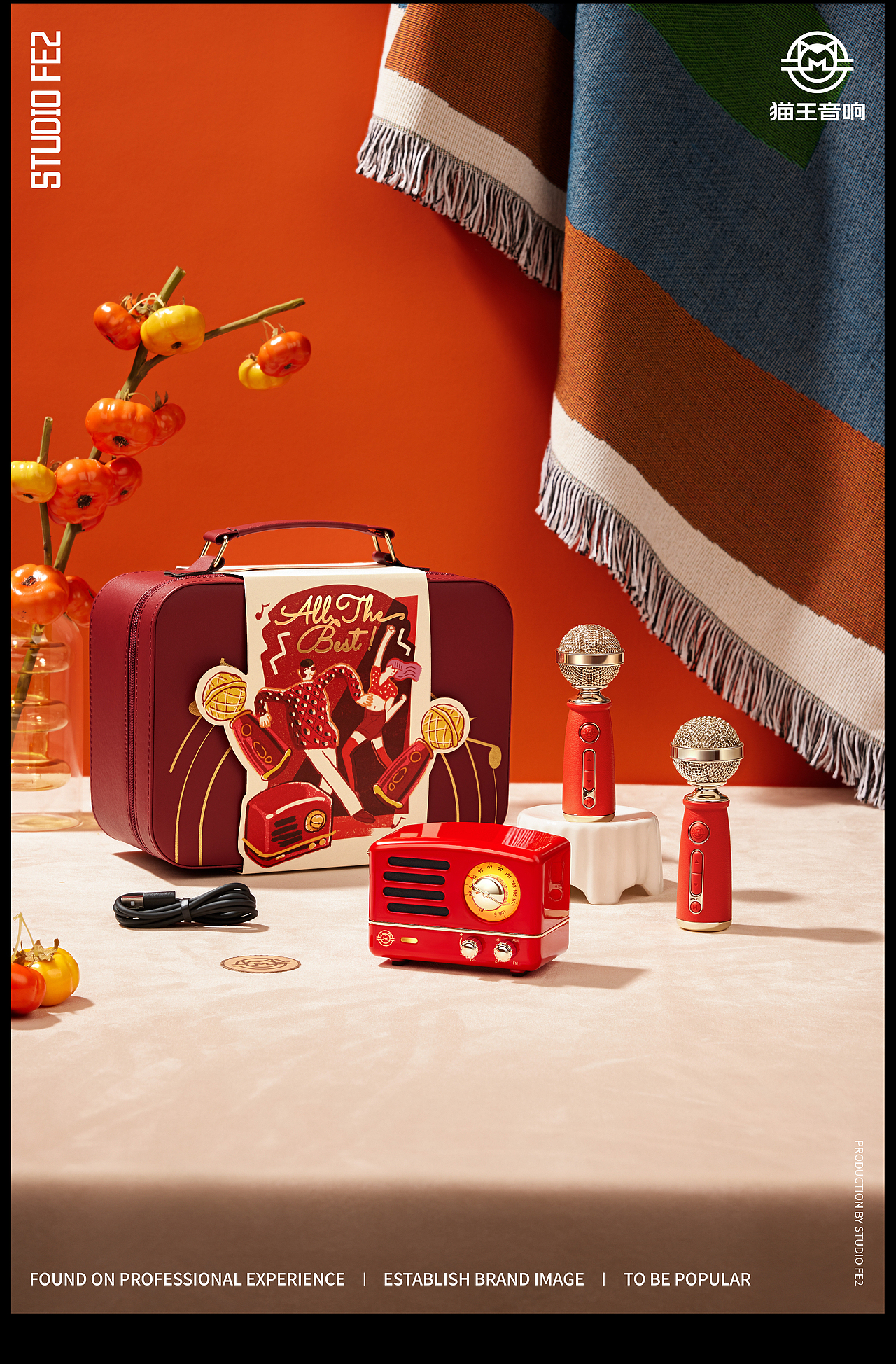 平面拍摄|猫王音响双麦欢唱新年礼盒