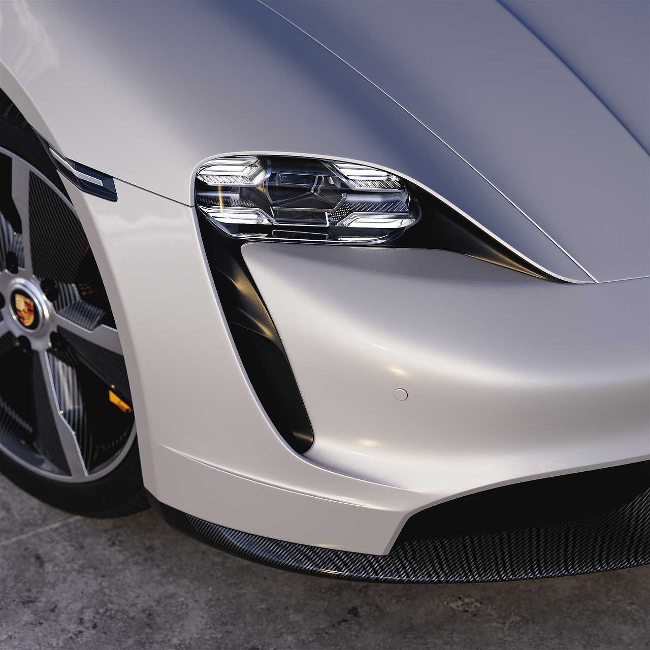 Porsche Taycan Turbo S 渲染（图ZMzgyNjAzNjk2） - 机械/交通 - 站酷设计师朝雨暮霜原创素材 - 站酷ZCOOL