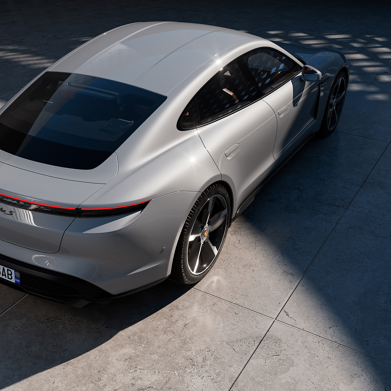 Porsche Taycan Turbo S 渲染（图ZMzgyNjAzNzMy） - 机械/交通 - 站酷设计师朝雨暮霜原创素材 - 站酷ZCOOL