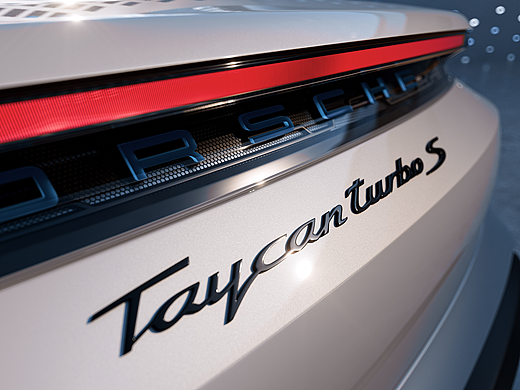 Porsche Taycan Turbo S 渲染
