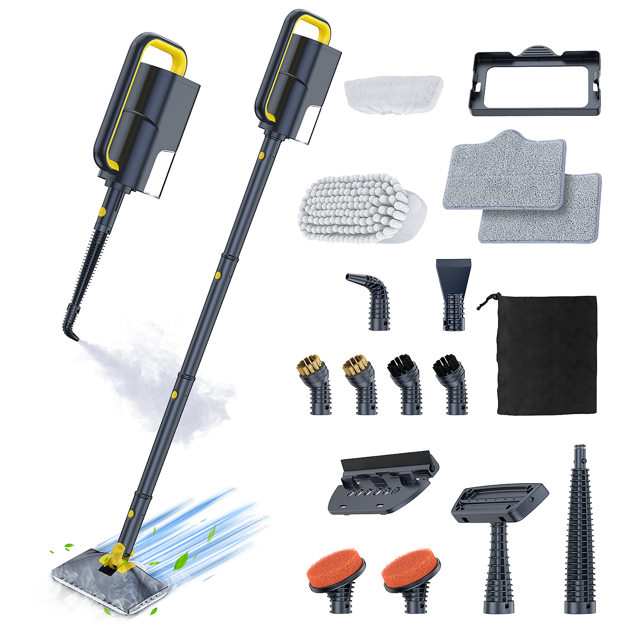 多功能蒸汽拖把产品渲染