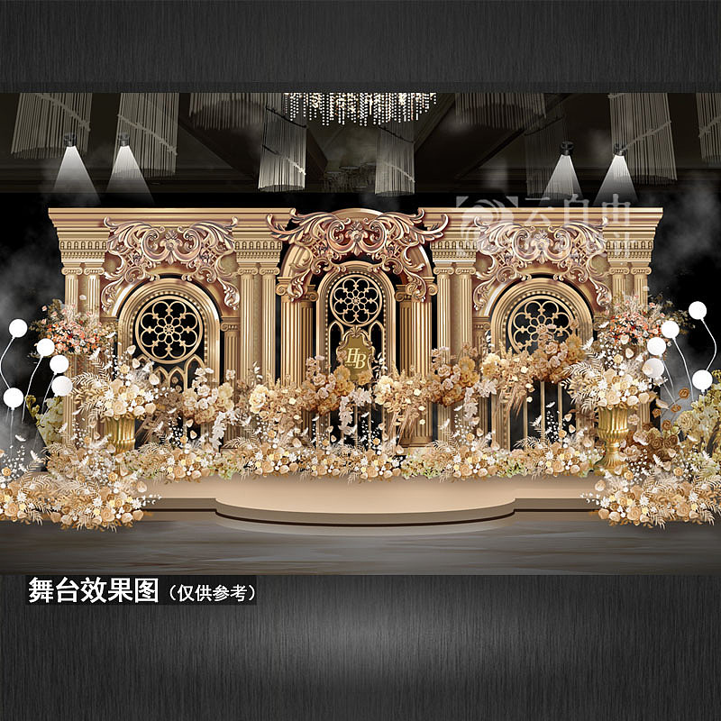 欧式婚礼效果图设计