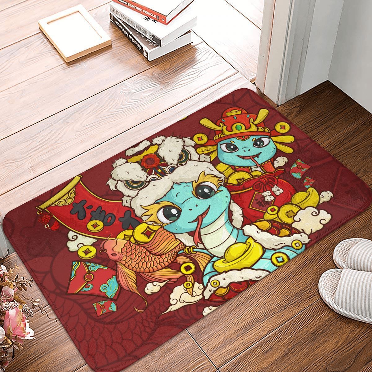 蛇年主题插画 海报设计