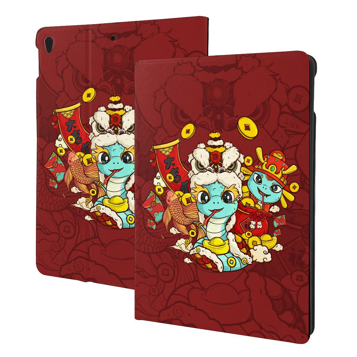 蛇年主题插画 海报设计