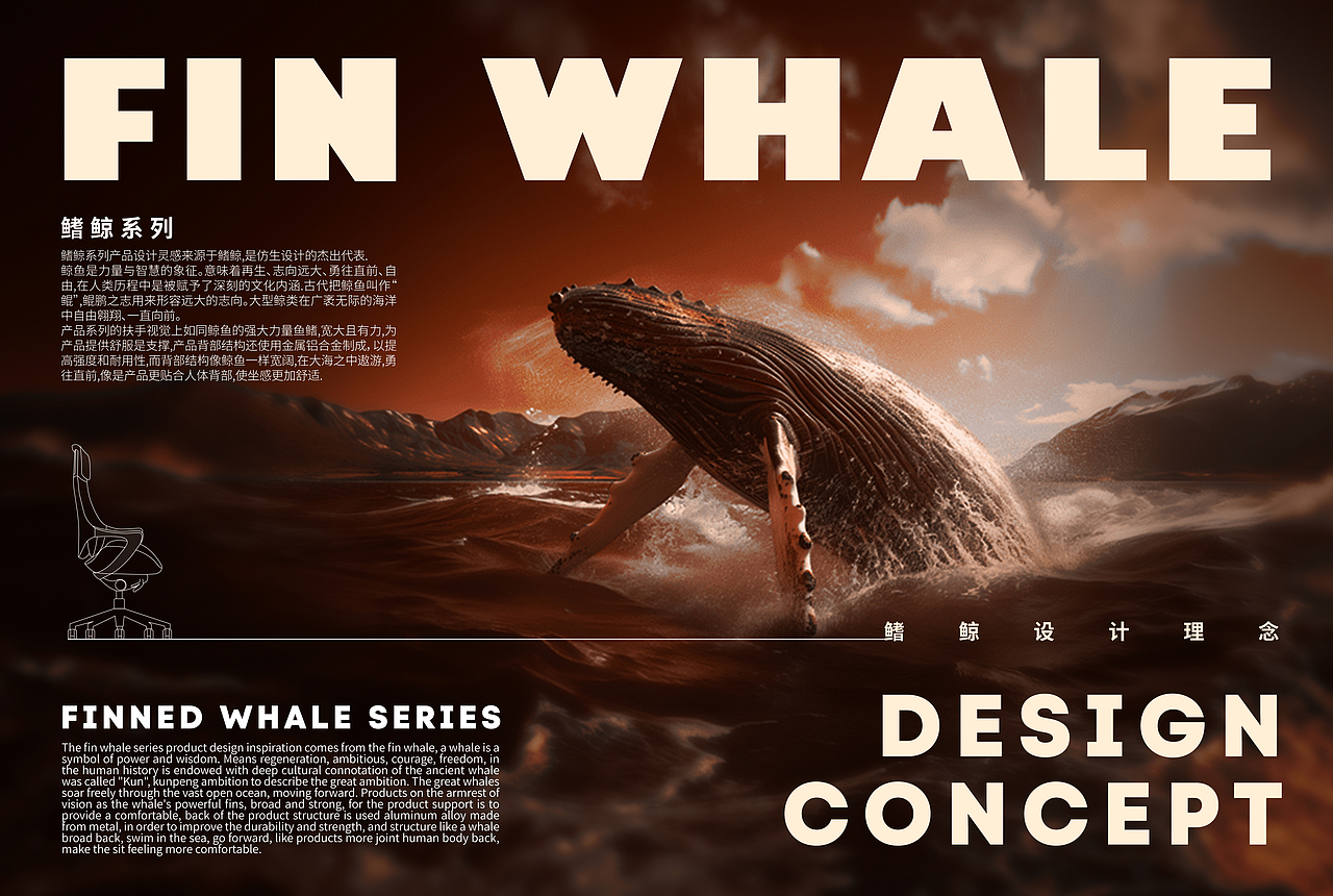 求异设计 | 人体工学座椅销售体系-鲸系列