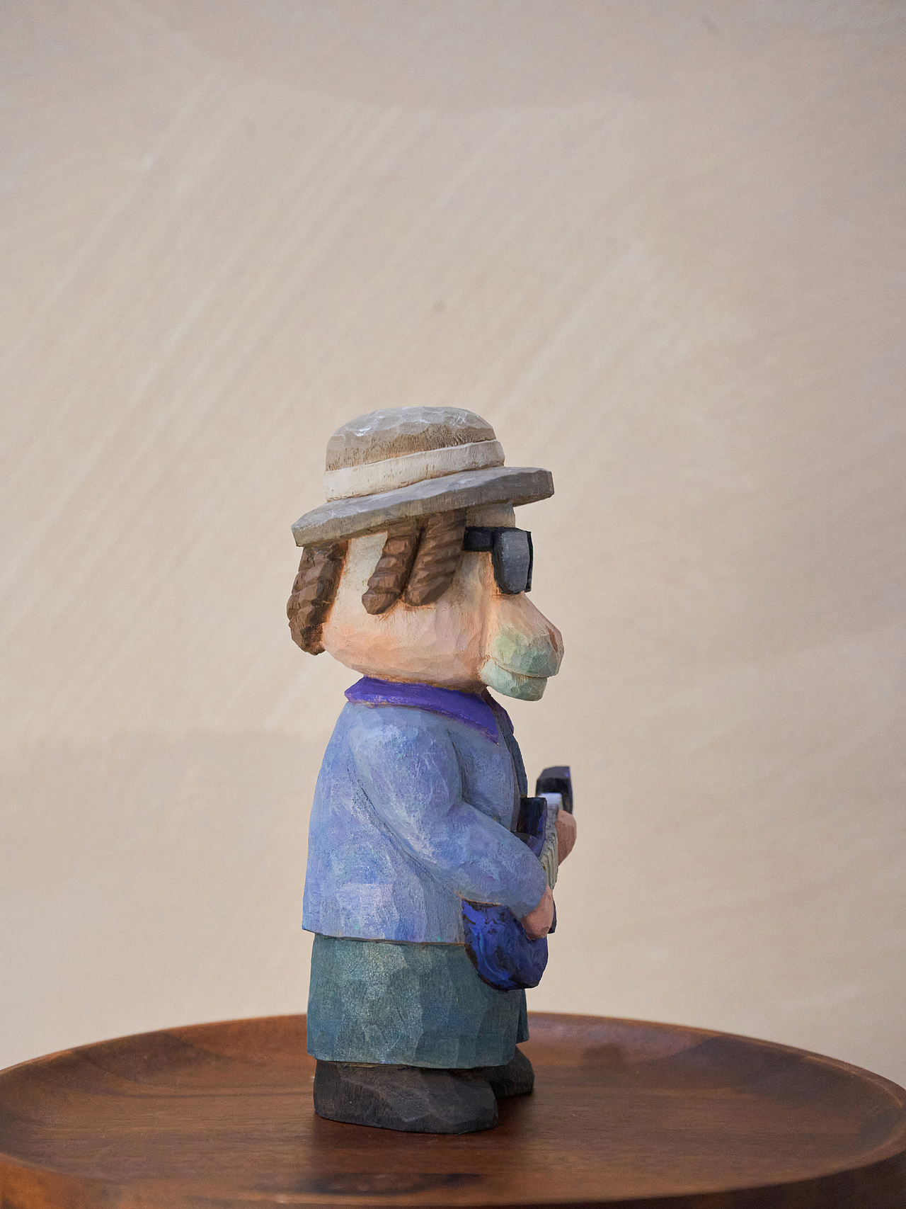 小木雕|河马摇滚乐手