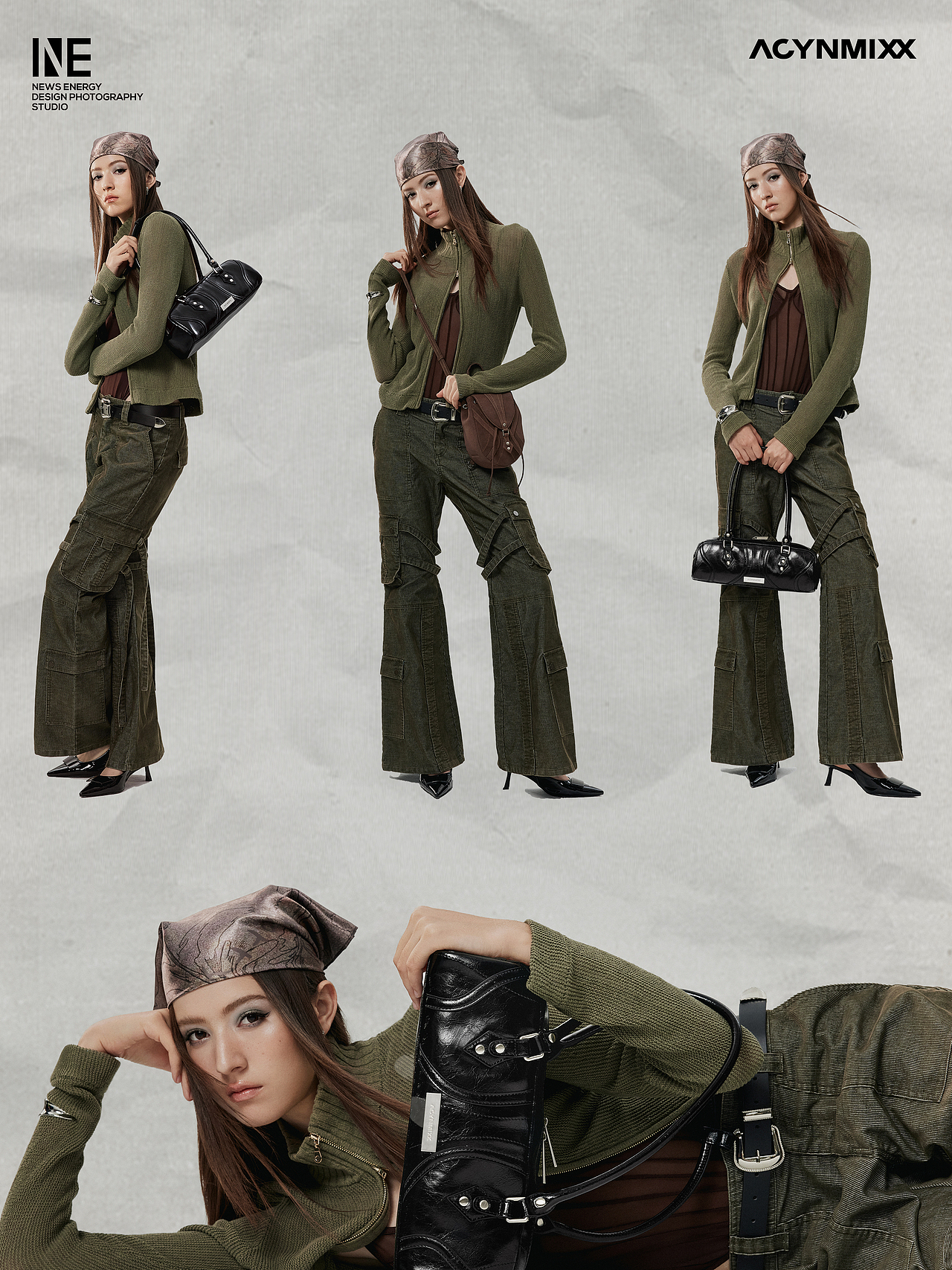 商业形象 | 2024 ACYNMIXX S/S 女包 x 新羽广告（图ZMzgyNjM0MzEy） - 时尚/艺术摄影 - 站酷设计师新羽广告NEStudio原创素材 - 站酷ZCOOL