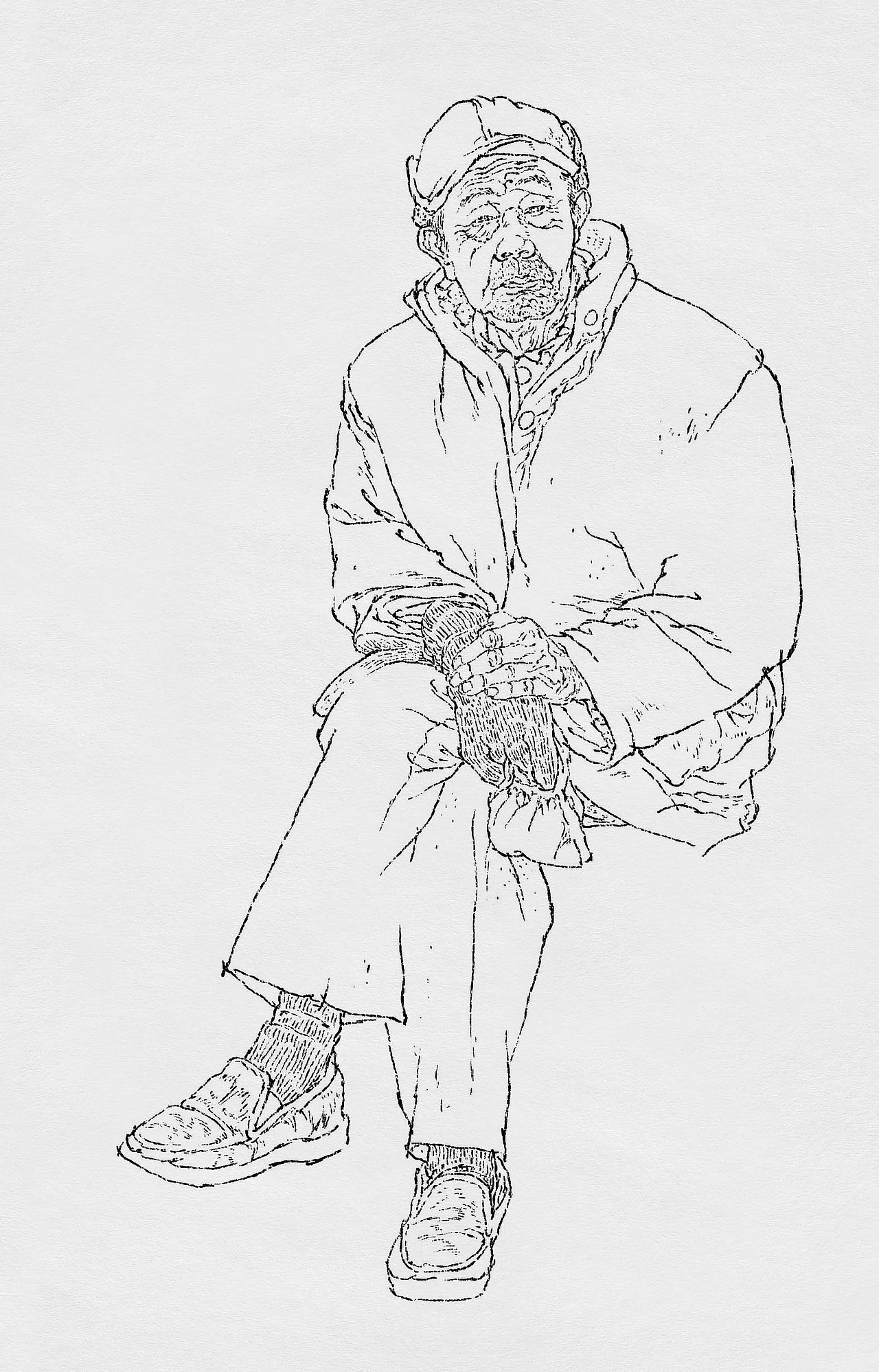 纪保超人物线描（图ZMzgyNjM1OTAw） - 绘画 - 站酷设计师纪保超原创素材 - 站酷ZCOOL