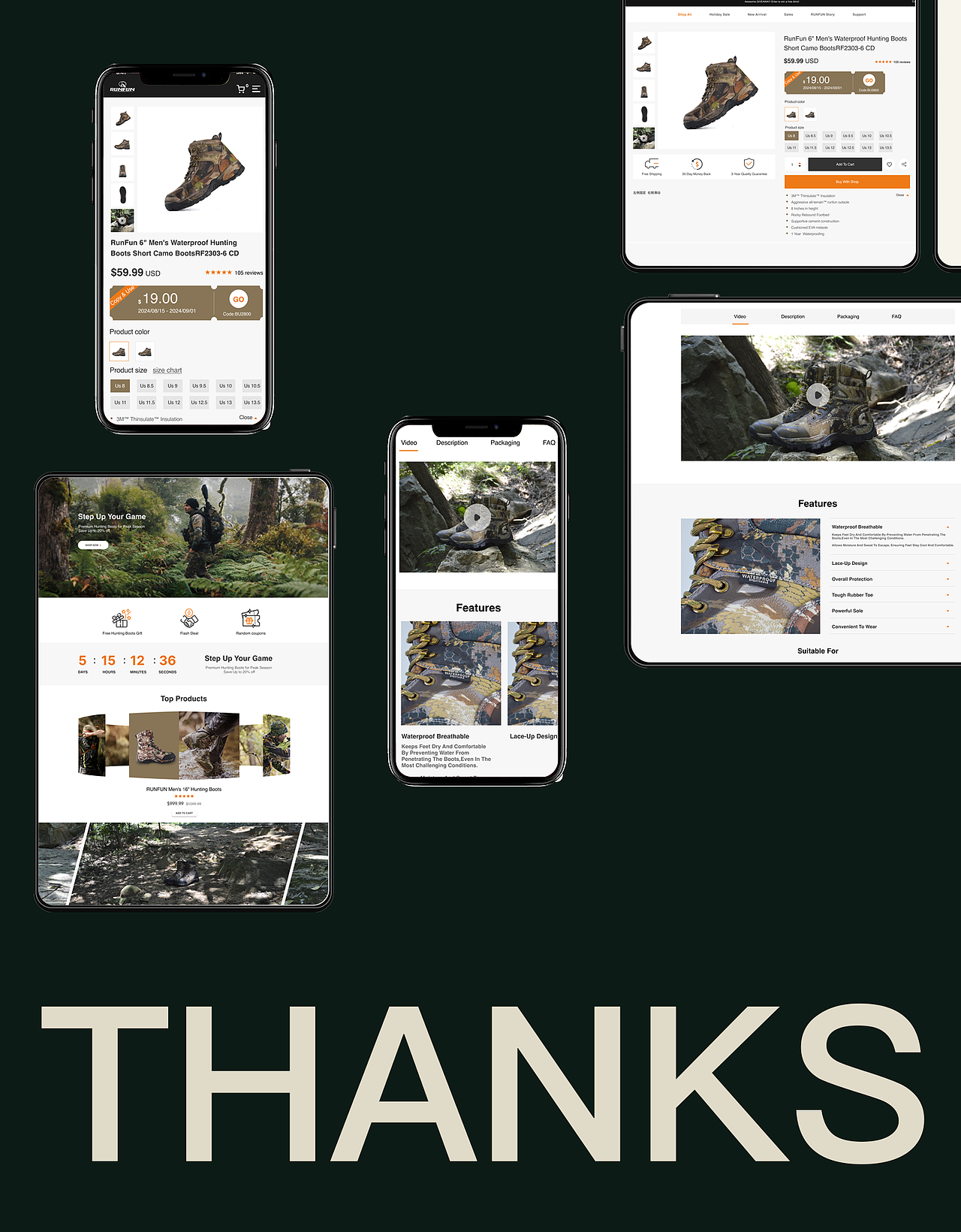 迷彩靴独立站（图ZMzgyNjM2MDQ0） - 企业官网 - 站酷设计师sky_lv原创素材 - 站酷ZCOOL