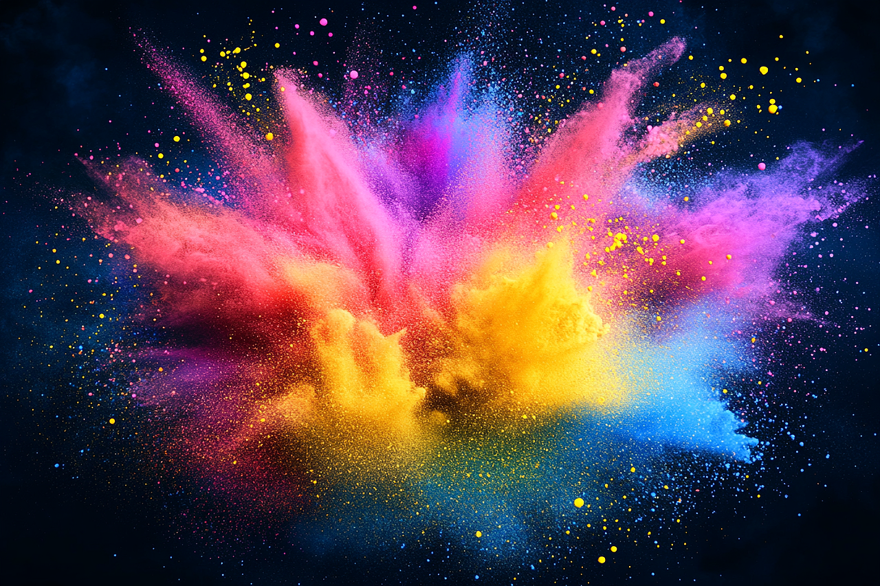 绚丽颜色的背景