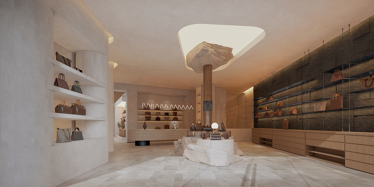 徐汇滨江设计了一家中古店（图ZMzgyNjQyOTMy） - 商业空间设计 - 站酷设计师Jason193原创素材 - 站酷ZCOOL