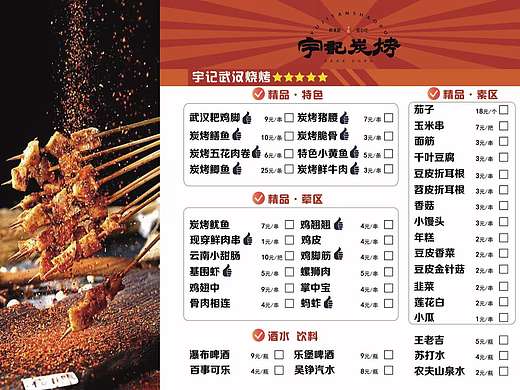 ✨“宇记烧洋芋”设计案例：菜单设计B面