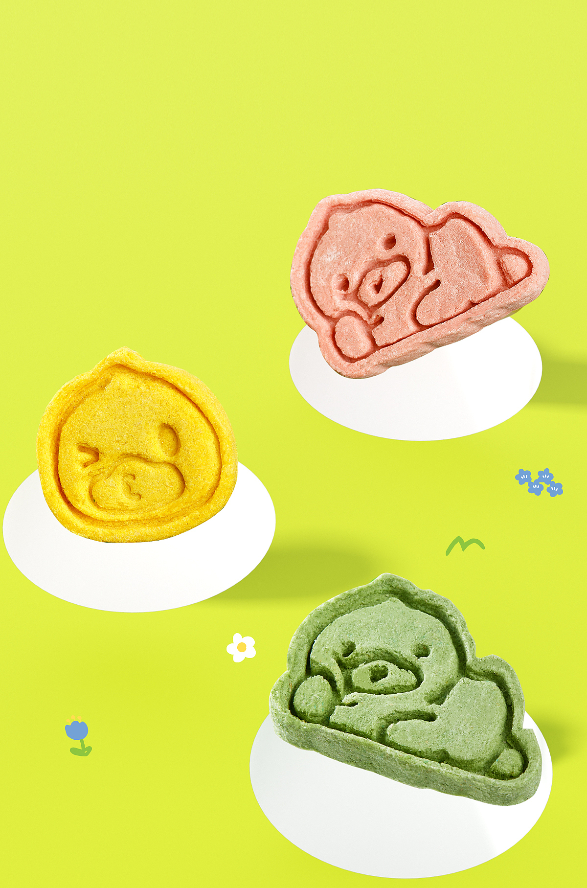 宠物产品摄影 | 【布卡星x小黄鸭】联名款鸭比囧囧饼