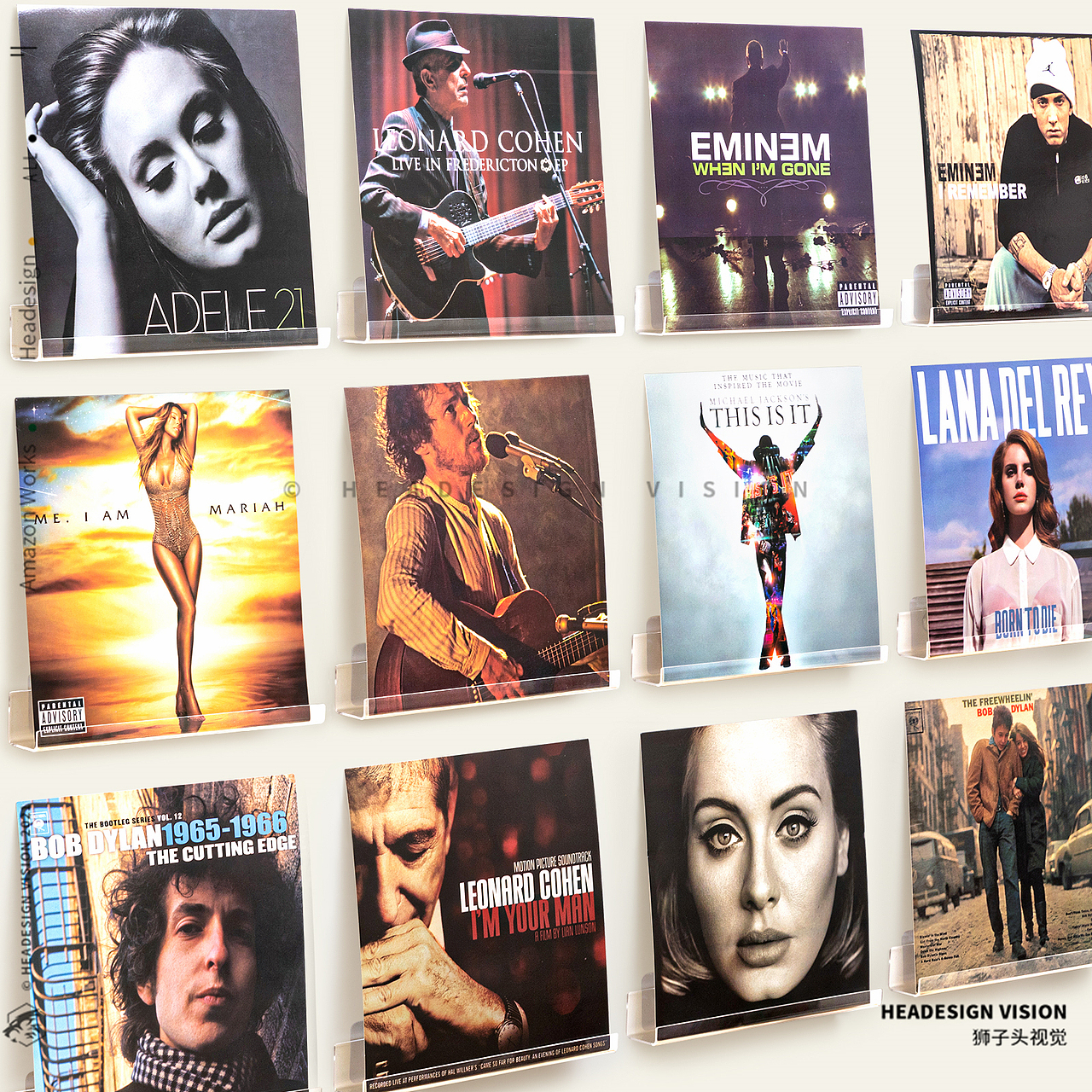 唱片架产品拍摄_主图设计_A+页面设计-狮子头视觉