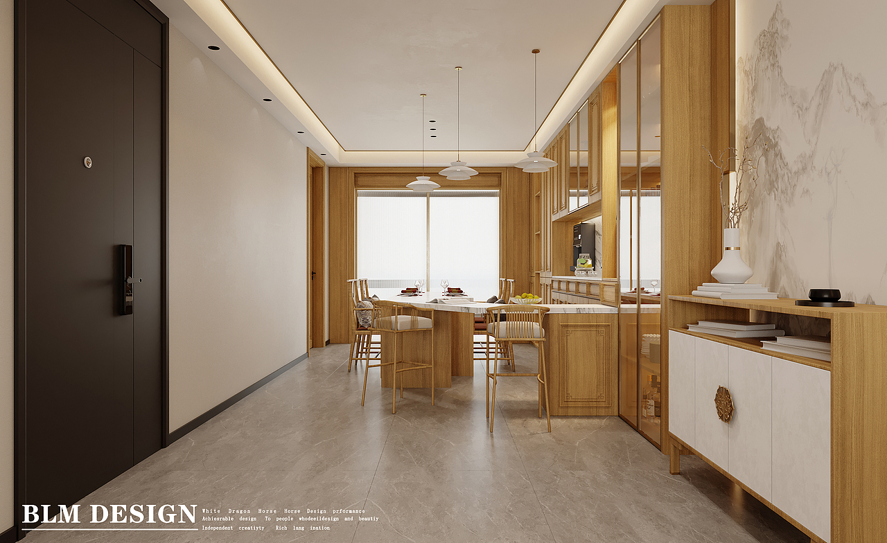 新中式家装效果图案例