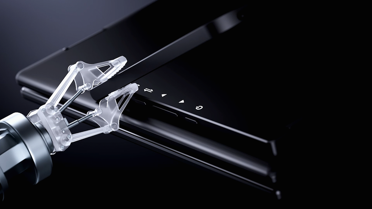 迷你电脑外接双屏折叠屏显示器