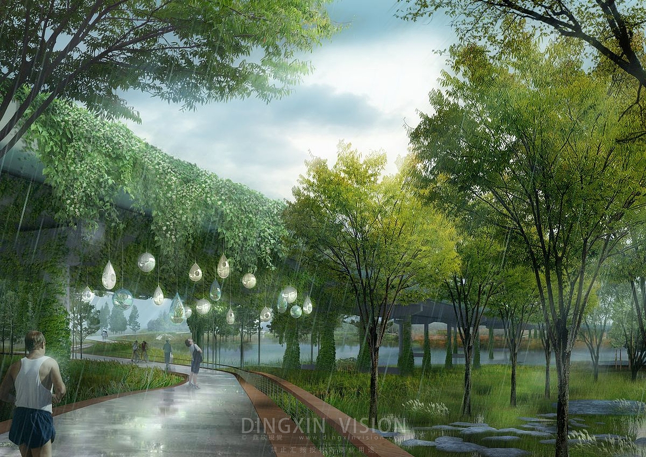 大脑壳公园项目（图ZMzgyNjYzOTMy） - 建筑/空间 - 站酷设计师鼎欣建筑效果图原创素材 - 站酷ZCOOL